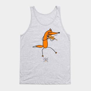 Fox and violin Tank Top